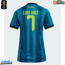 Colombia Luis Diaz #7 Bortedrakt Dame EM 2024 Kortermet